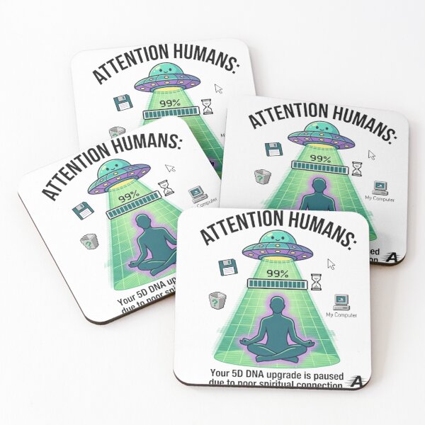Item preview, 5D DNA Upgrade Paused Funny Alien Spiritual Humor T-Shirt designed and sold by Agith Loren .
