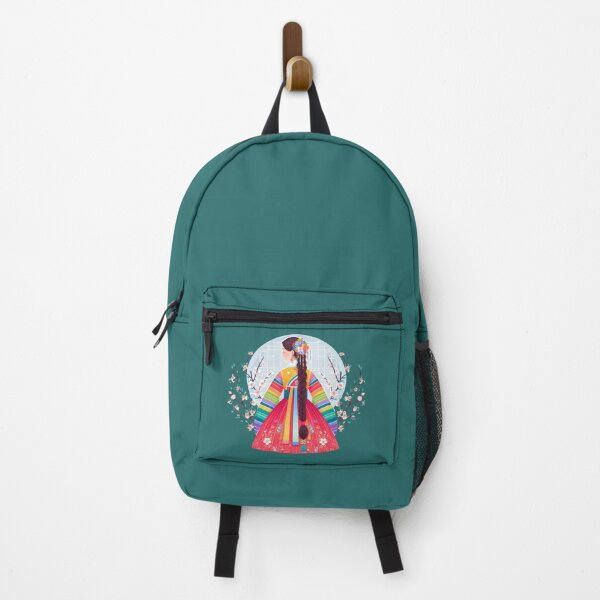 Item preview, Beautiful Joseon Girl in Hanbok Cherry Blossoms K-drama designed and sold by NerdiPop.