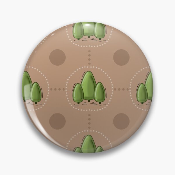 Item preview, Cute green tree seamless pattern on beige background with dotted circles, playful nature illustration for fabric and wallpaper. designed and sold by KotchySmile.