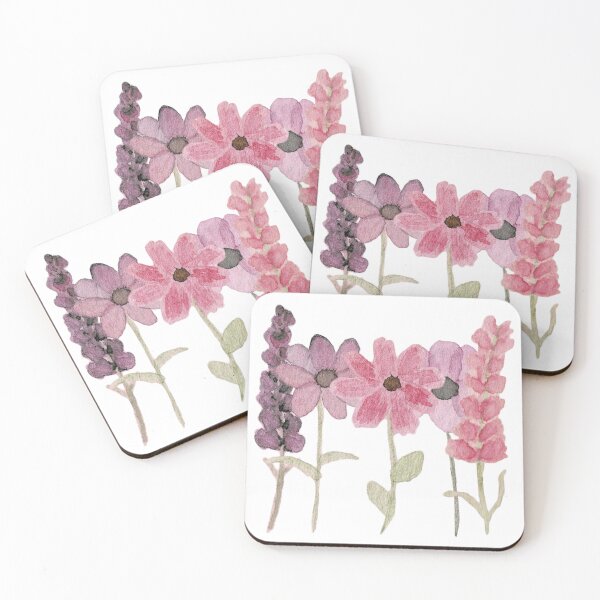 Item preview, Pressed & Pretty — Vintage Wildflower Bouquet in Watercolor designed and sold by PetalwhimByTJ.