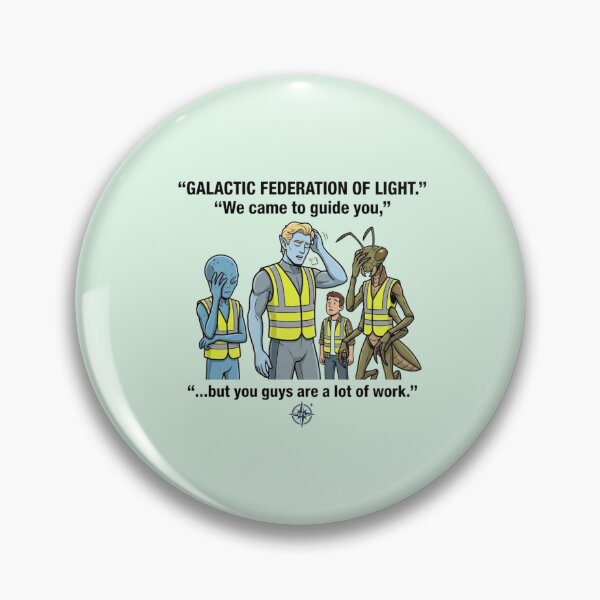 Item preview, Galactic Federation Of Light Funny Alien Safety Vest T-Shirt designed and sold by Agith Loren – Digital Shadows.