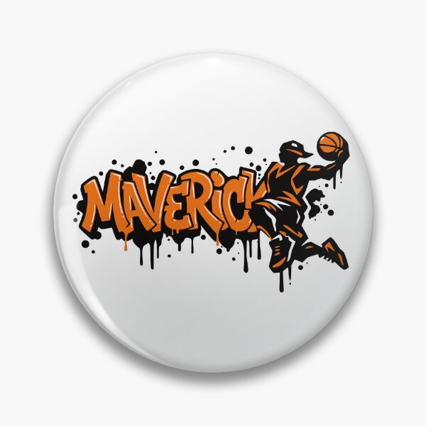 Item preview, Maverick Basketball Graffiti Street Art Slam Dunk Design designed and sold by digital.stickerperso.com.