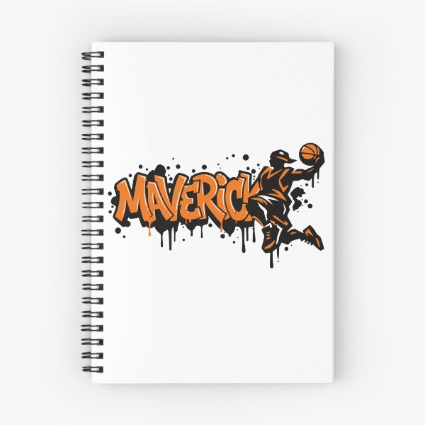 Item preview, Maverick Basketball Graffiti Street Art Slam Dunk Design designed and sold by digital.stickerperso.com.