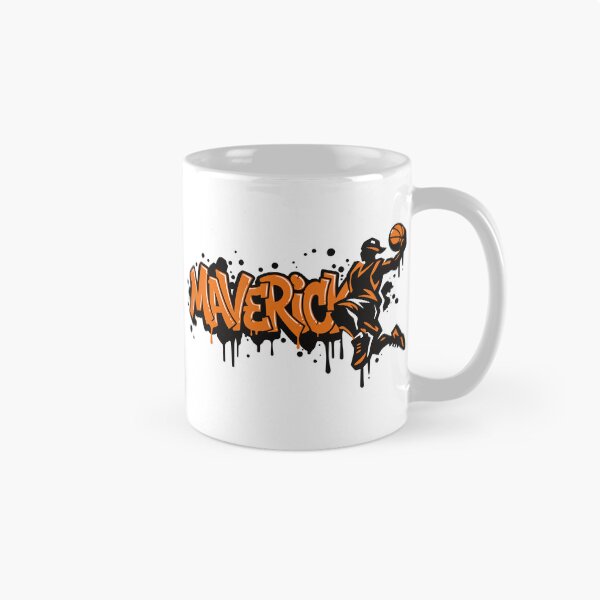 Item preview, Maverick Basketball Graffiti Street Art Slam Dunk Design designed and sold by digital.stickerperso.com.