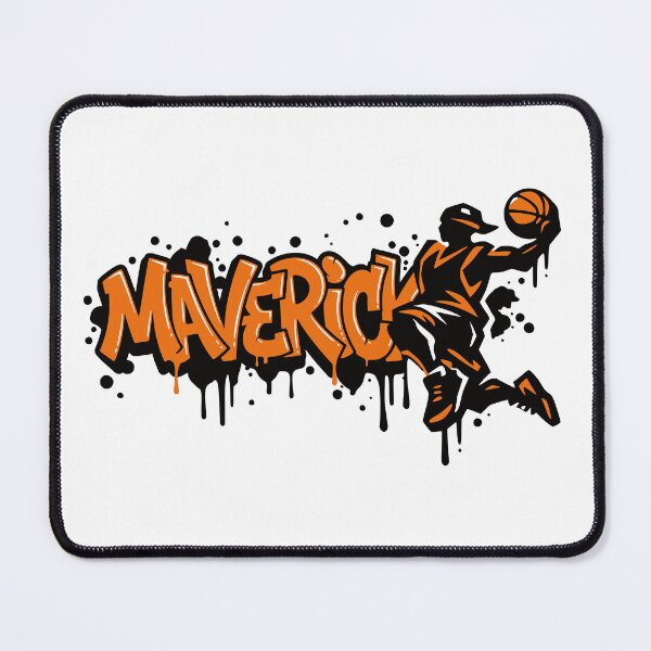 Item preview, Maverick Basketball Graffiti Street Art Slam Dunk Design designed and sold by digital.stickerperso.com.
