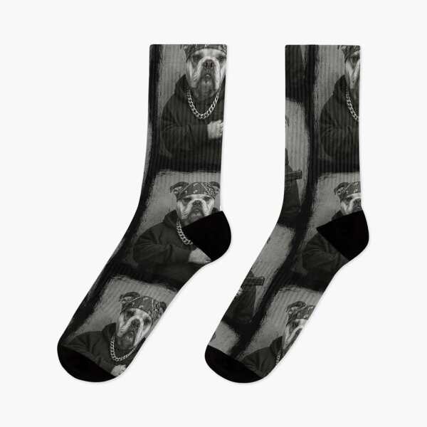 Item preview, Urban Bulldog Bandana Chain Dog Wearing Hoodie designed and sold by d247.