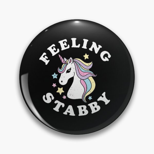Item preview, Feelin Stabby Cute Angry Unicorn Funny Sarcastic designed and sold by Dujosufot.