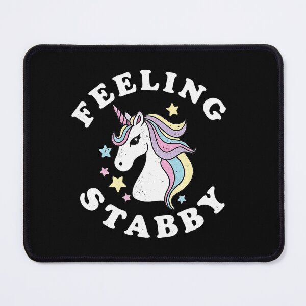 Item preview, Feelin Stabby Cute Angry Unicorn Funny Sarcastic designed and sold by Dujosufot.