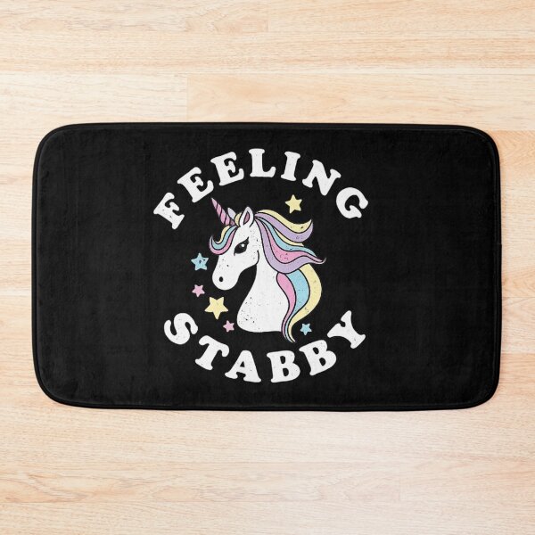 Item preview, Feelin Stabby Cute Angry Unicorn Funny Sarcastic designed and sold by Dujosufot.