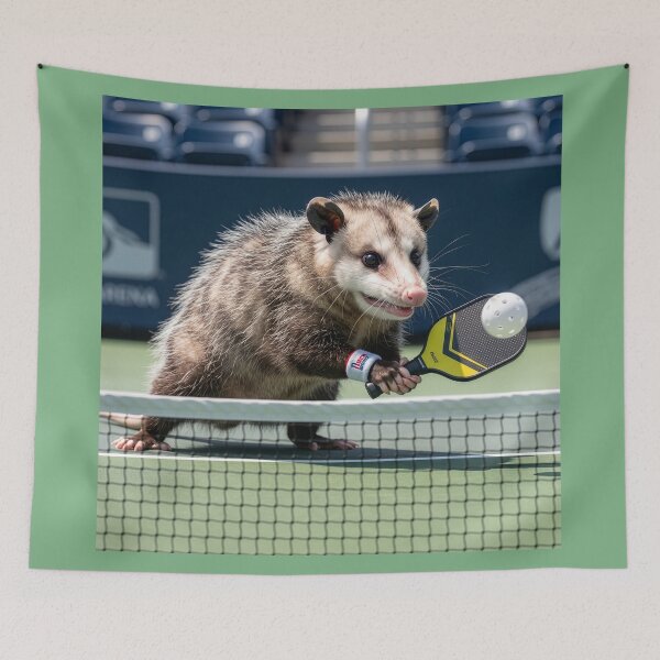 Item preview, Pickleball Possum Is Worthy Opponent designed and sold by Tridentulus.
