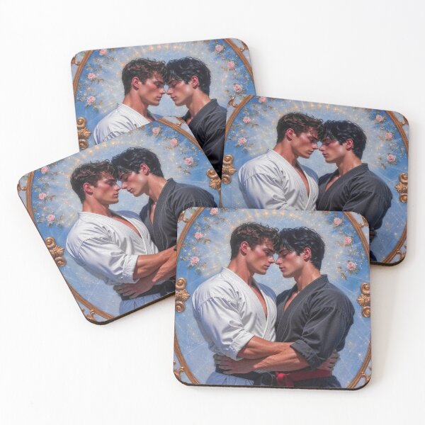Item preview, Passionate Karate Rivals Embrace designed and sold by ZhivanCrimson.