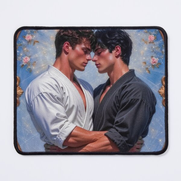 Item preview, Passionate Karate Rivals Embrace designed and sold by ZhivanCrimson.