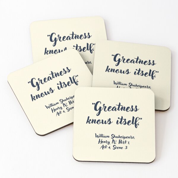 Item preview, Chill Shakespeare Quote from Henry the Fourth designed and sold by CharlottePlaceArt.