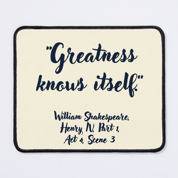 Item preview, Chill Shakespeare Quote from Henry the Fourth designed and sold by CharlottePlaceArt.
