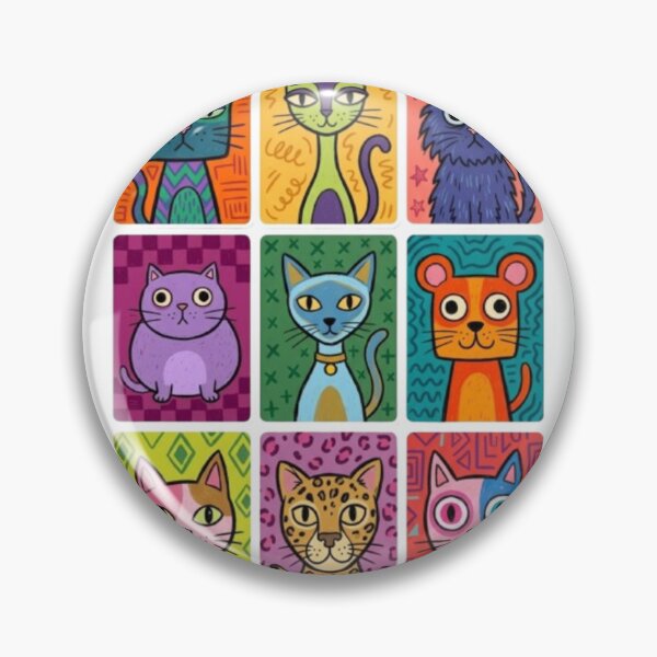 Item preview, PopCatsGrid designed and sold by Snurly.