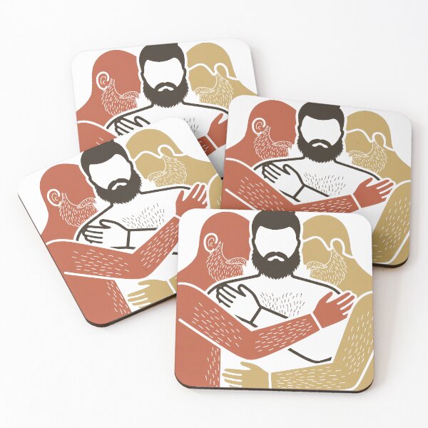 Item preview, Geo Bear Throuple designed and sold by Black Rainbow Studios.