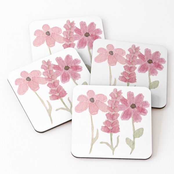 Item preview, Hand-painted Pink Wildflowers designed and sold by PetalwhimByTJ.
