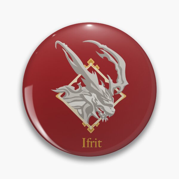 Item preview, Final Fantasy XVI Ifrit Minimalist designed and sold by ThomasTreeArt.
