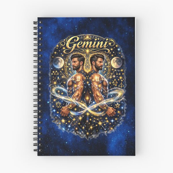 Item preview, Gemini – The Celestial Twins of Cosmic Duality designed and sold by MysticOzzy.