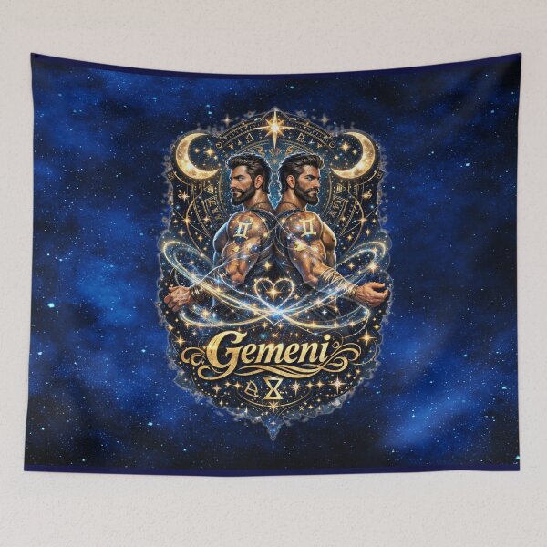 Item preview, Gemini – The Celestial Twins of Cosmic Duality designed and sold by MysticOzzy.