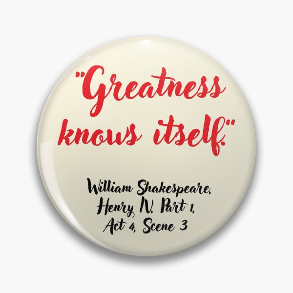 Item preview, Chill Shakespeare Quote from Henry the Fourth designed and sold by CharlottePlaceArt.