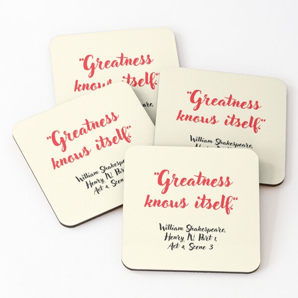 Item preview, Chill Shakespeare Quote from Henry the Fourth designed and sold by CharlottePlaceArt.