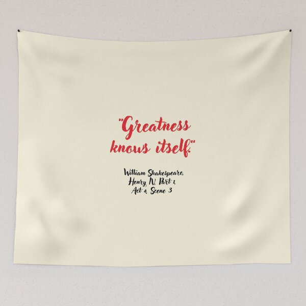 Item preview, Chill Shakespeare Quote from Henry the Fourth designed and sold by CharlottePlaceArt.