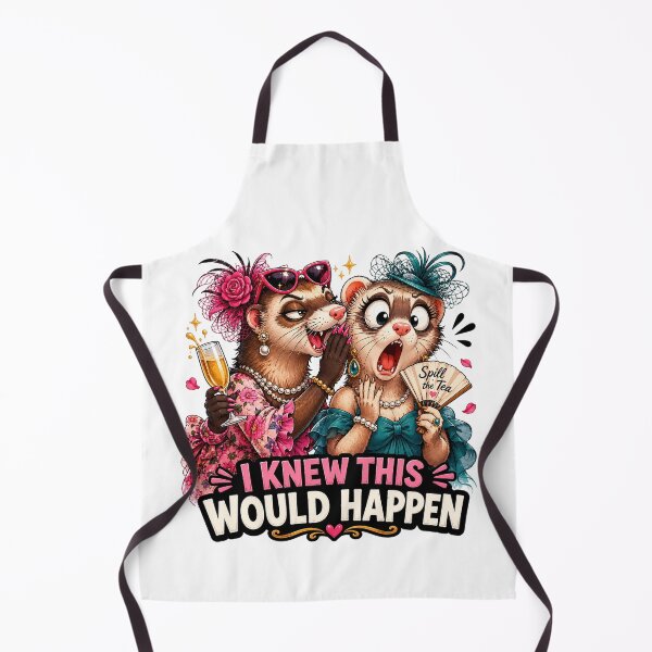 Item preview, Gossiping Ferrets Champagne Funny Friends Gift designed and sold by Gentlestate.