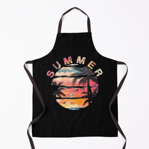 Item preview, Vintage Summer Beach Sunset - Retro Tropical Palm Trees designed and sold by Fateh-Kro ⭐⭐⭐⭐⭐.