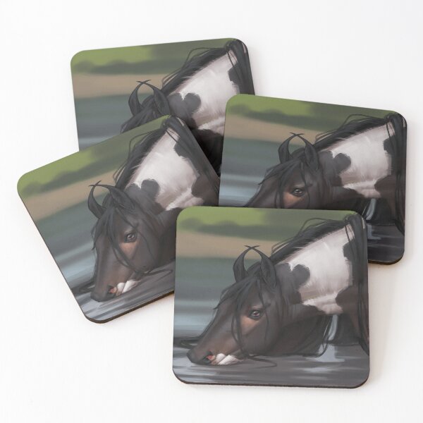 Item preview, Drinking Horse Portrait designed and sold by Neolaf-Min.