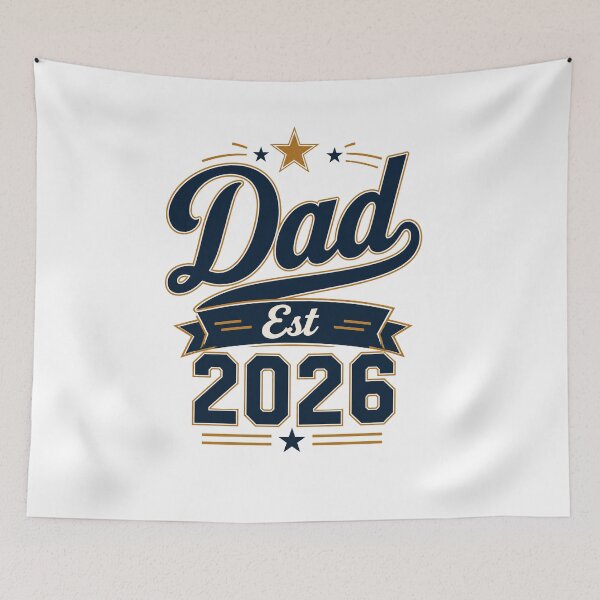 Item preview, Dad Est 2026 New Dad Gift Design designed and sold by StyleLap.