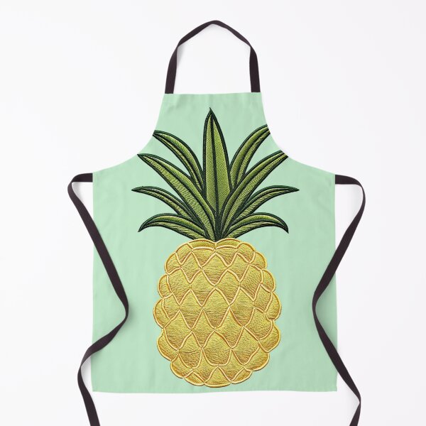 Item preview, Embroidered Pineapple Graphic designed and sold by AmbientArtCo.