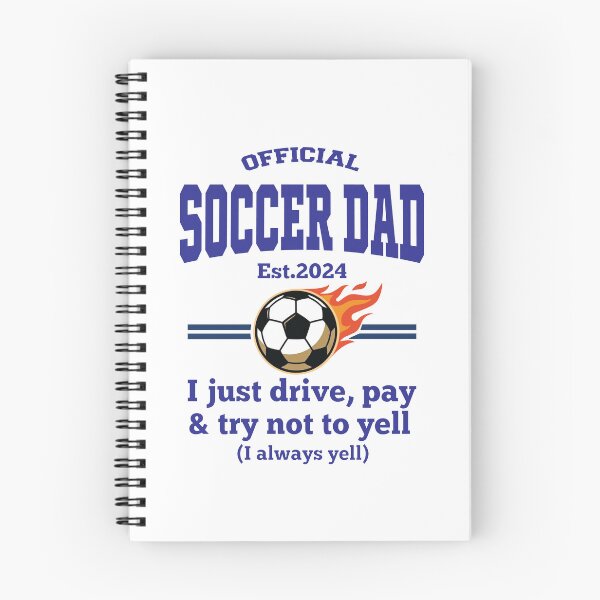 Item preview, Official Soccer Dad Est 2024 – Funny Football Dad Gift – I just Drive,Pay and Try Not Yell designed and sold by inkframe.