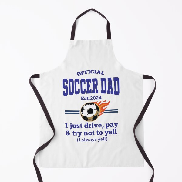 Item preview, Official Soccer Dad Est 2024 – Funny Football Dad Gift – I just Drive,Pay and Try Not Yell designed and sold by inkframe.