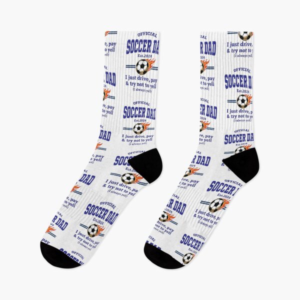 Item preview, Official Soccer Dad Est 2024 – Funny Football Dad Gift – I just Drive,Pay and Try Not Yell designed and sold by inkframe.
