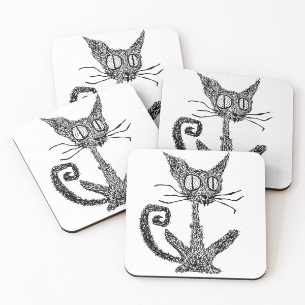 Item preview, black cat designed and sold by createandrogyny.