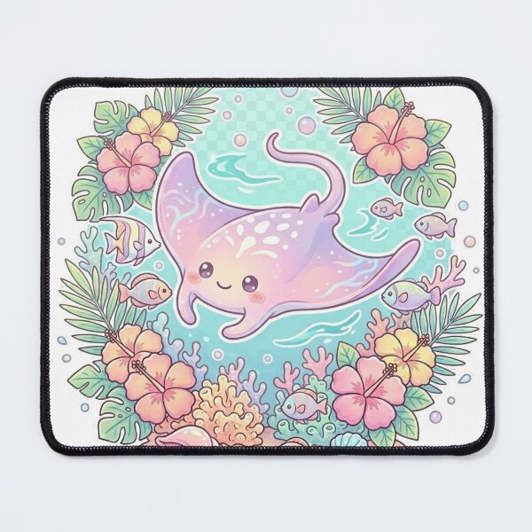 Item preview, Pastel Tropical Stingray Splash designed and sold by MyshopnameSell.