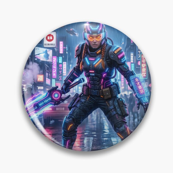 Item preview, Cybernetic Street Samurai of Neo-Tokyo designed and sold by Neo Tokio.