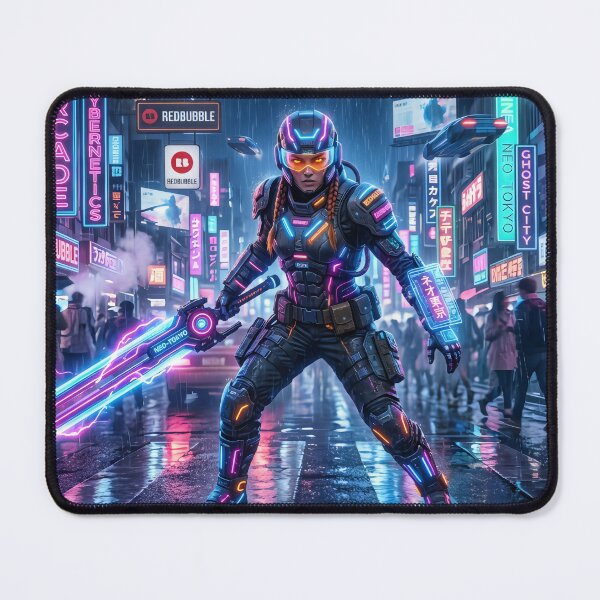 Item preview, Cybernetic Street Samurai of Neo-Tokyo designed and sold by Neo Tokio.
