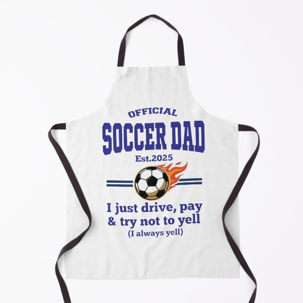 Item preview, Official Soccer Dad Est 2025 – Funny Football Dad Gift – I just Drive,Pay and Try Not Yell designed and sold by inkframe.
