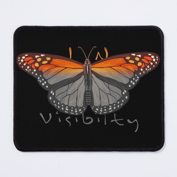 Item preview, Monarch Butterfly, color - black - white, handpainted 2 designed and sold by AK-Hevonen.