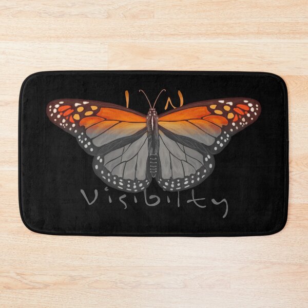 Item preview, Monarch Butterfly, color - black - white, handpainted 2 designed and sold by AK-Hevonen.