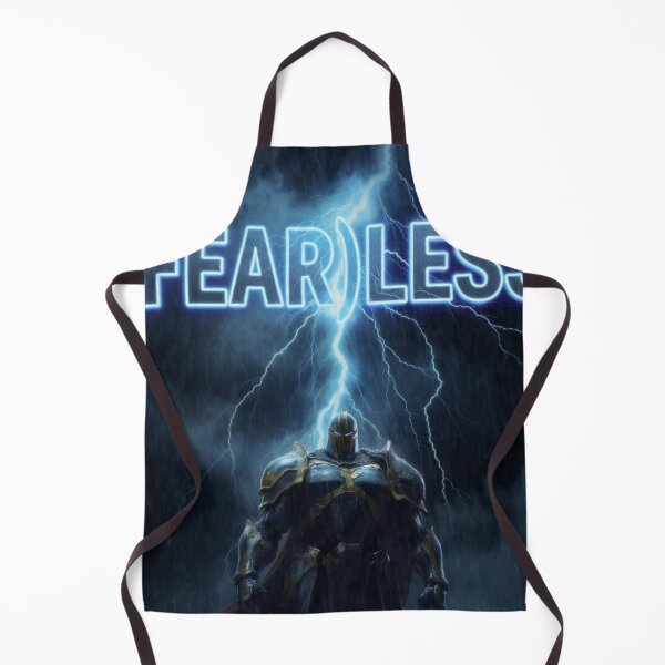 Item preview, (FEAR)LESS - Lightning Knight Warrior Fearless Motivational Art designed and sold by AiNaturalsOnly.