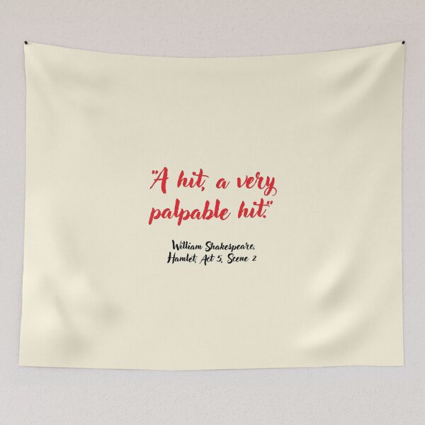 Item preview, Chill Shakespeare Quote from Hamlet designed and sold by CharlottePlaceArt.