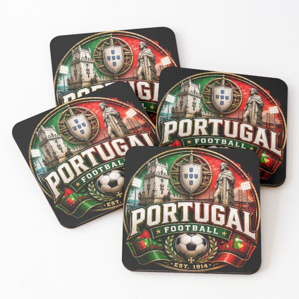 Item preview, Portugal Football Badge Logo – Hardcore Soccer Fan Design designed and sold by TKOprintdesigns.