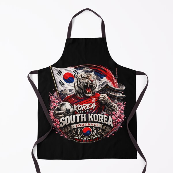 Item preview, South Korea Football Badge Logo – Hardcore Soccer Fan Design designed and sold by TKOprintdesigns.