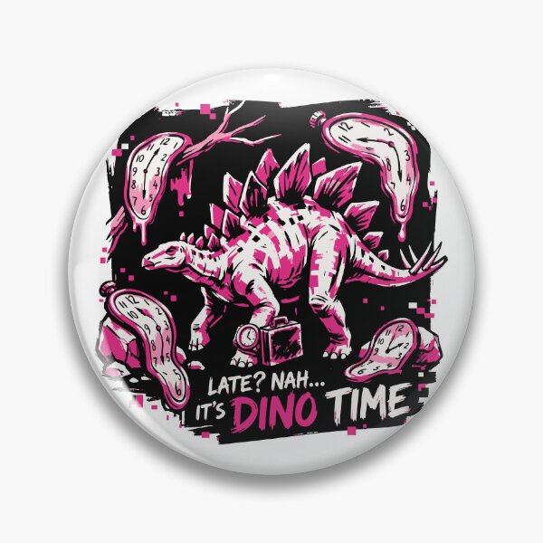 Item preview, Late Nah It's Dino Time Funny Stegosaurus designed and sold by XYZ LAB by Jesuperman.