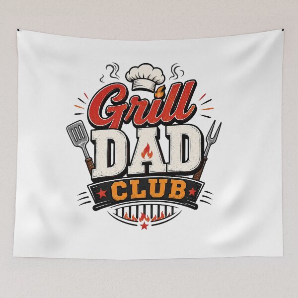 Item preview, Grill Dad Club Funny Father’s Day Design designed and sold by StyleLap.