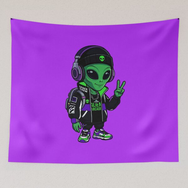 Item preview, Alien gamer streetwear, beings from another world. designed and sold by Eteriano.