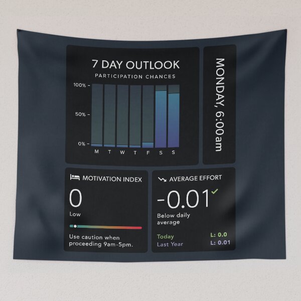Item preview, Monday Forecast designed and sold by visualcraftsman.